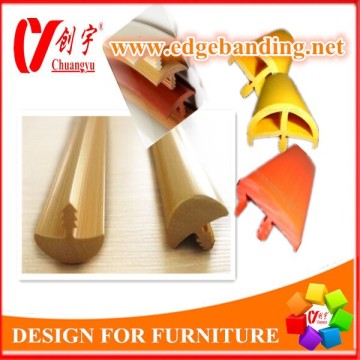 aluminium u profile profile pvc edge banding t edge banding for office furniture