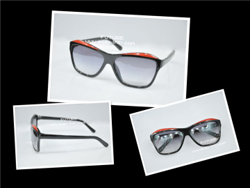 Cat Shaped Dark Plastic Ladies  Sunglasses