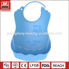 Guangzhou HAIXING wholesale pe soft plastic baby bib