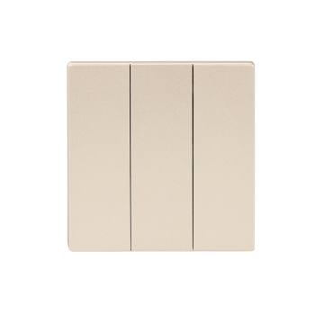 Modern UK Three Gang One Way Wall Switch Accessories