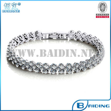 2014 new design fashion copper platinum bracelet wholesale