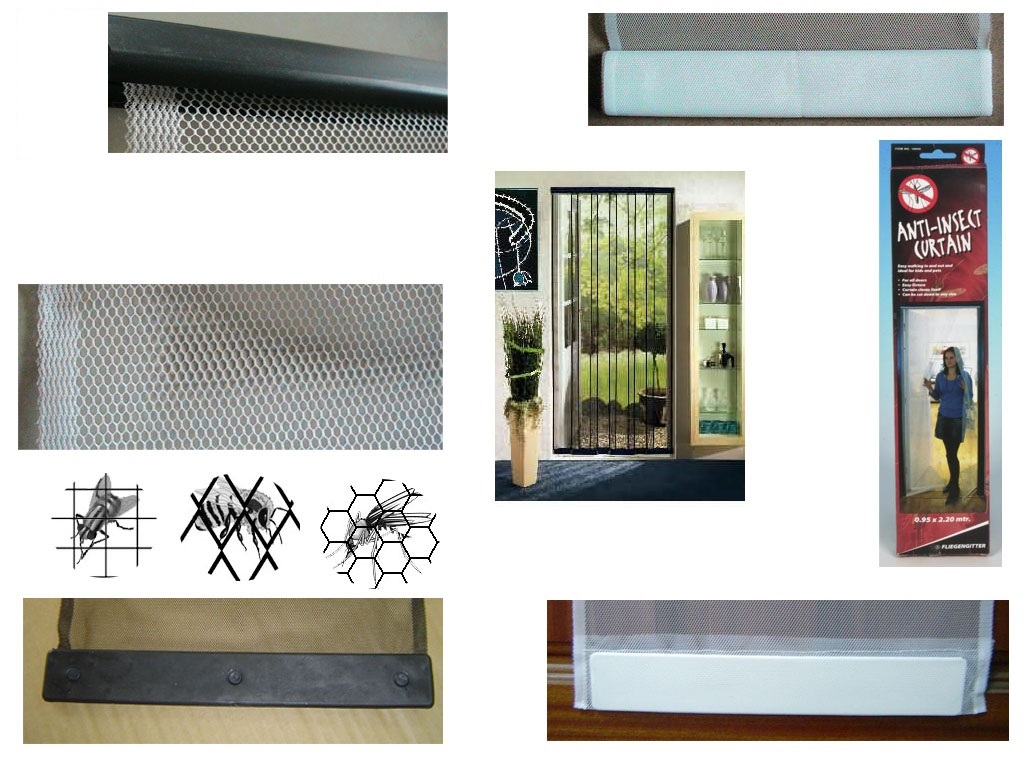 קל להתקין וילון רשת דלת חרקים