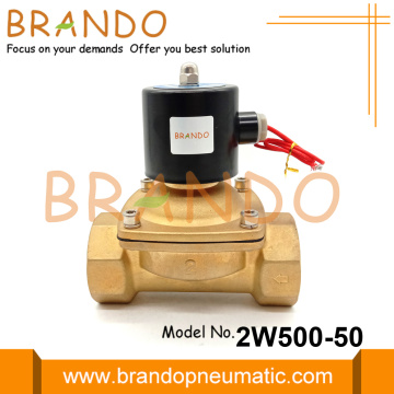 2W500-50 Brass Water Solenoid Valve 2'' DN50