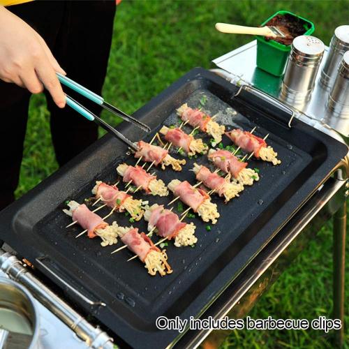 Stainless Steel Food Ice Baking BBQ Tongs