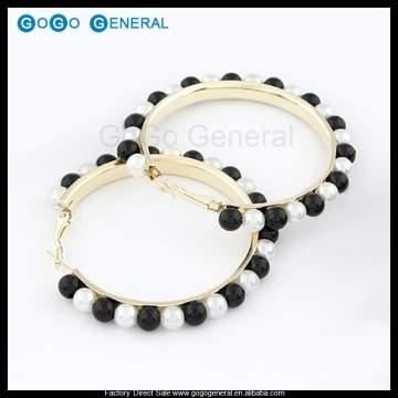 Fashion Round Bead Earring Double Ball Jewelry