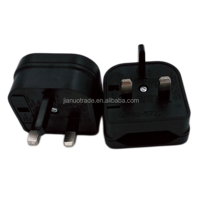 Travel Adapter EU to UK Converter Plug