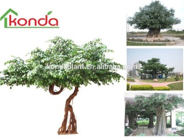 Artificial banyan tree,artificial tree artificial big leaves tree,huge artificial tree