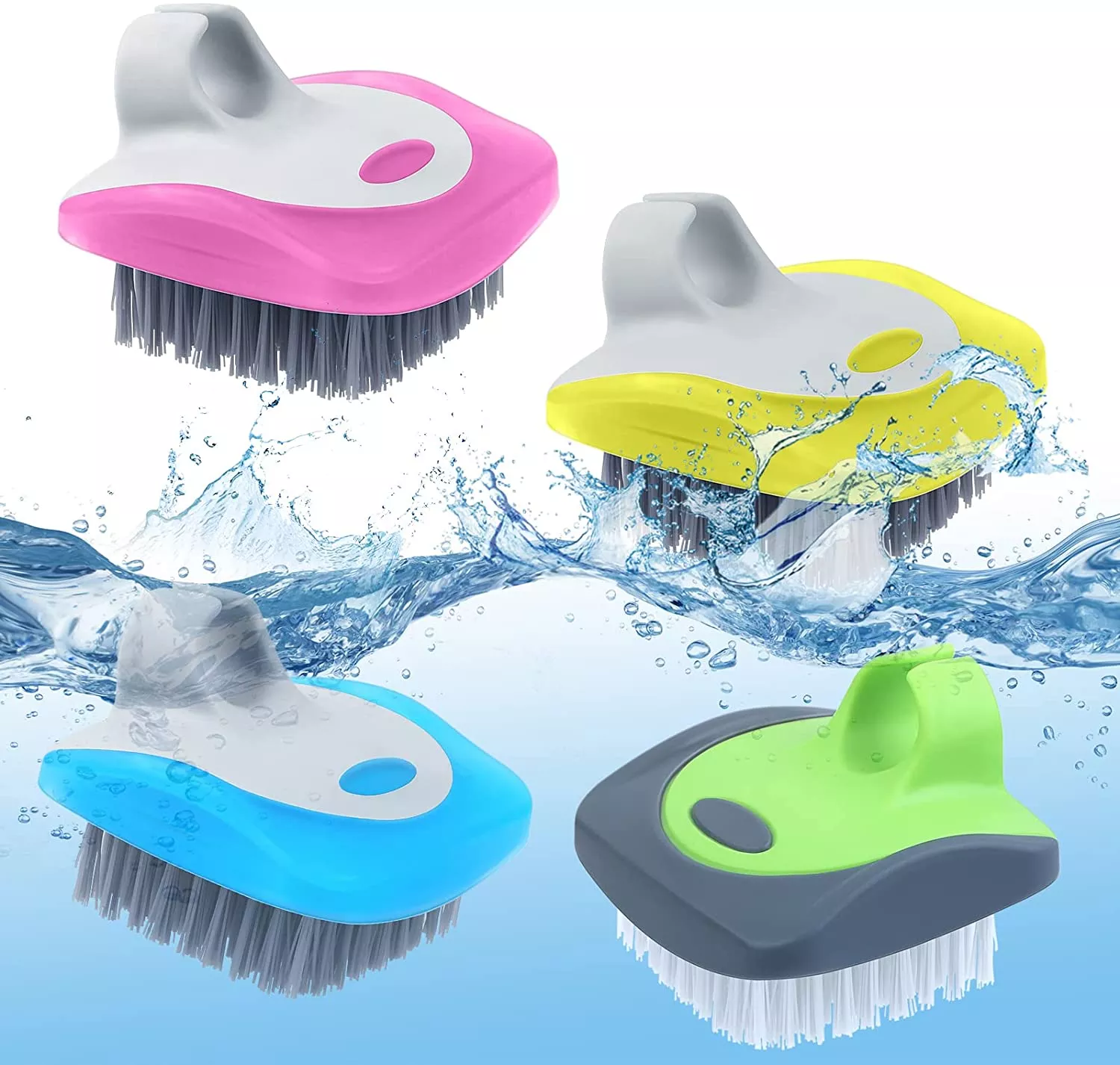 Topwill 2022 Hot Sale Kitchen Cleaning Tools Mushroom Vegetable Brush Durable Plastic Fruit and Vegetable Cleaning Brush