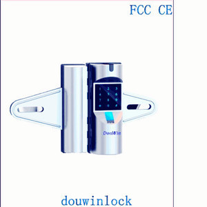 Glass door fingerprint code master lock