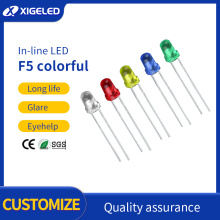 Lámpara de colorida LED F5 LED personalizada en línea