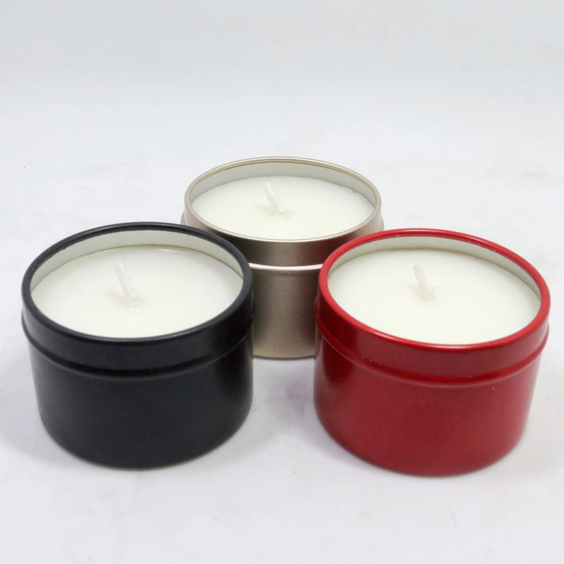 Wholesale Hot Sale 2020 Gold Sliver Tin Candles with Luxury Scented Soy Wax for Gift, Party, Wedding