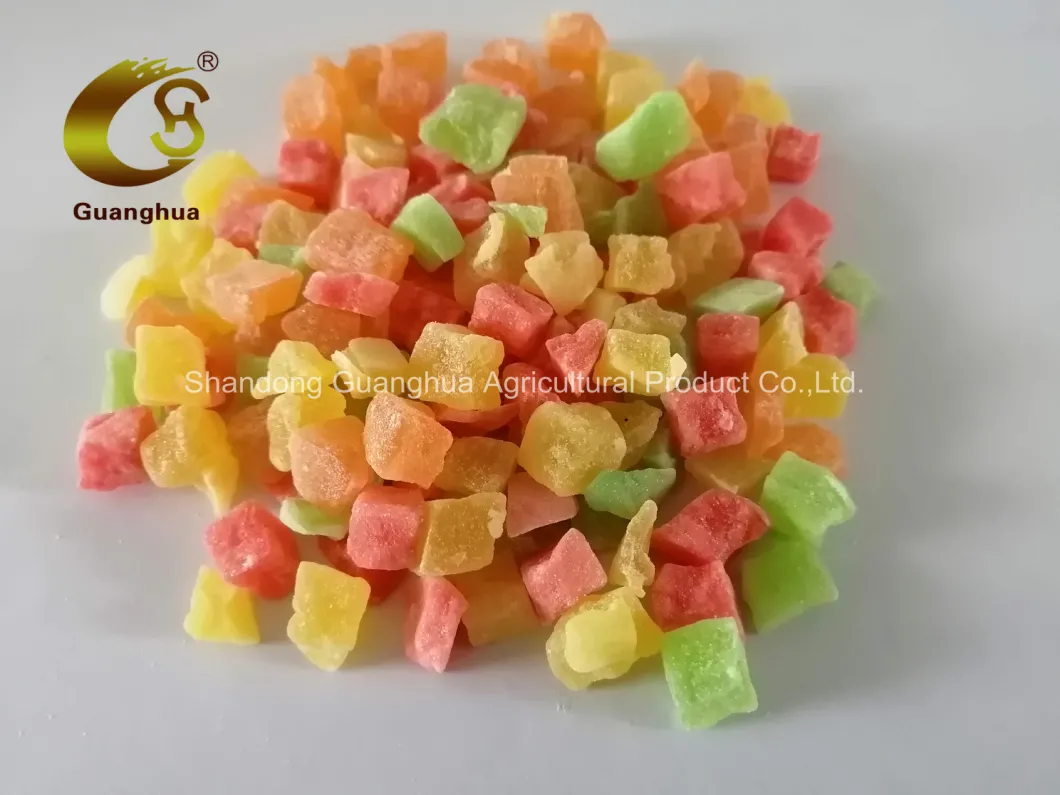 Good Quality Mixed Tastes Dried Papaya Dices