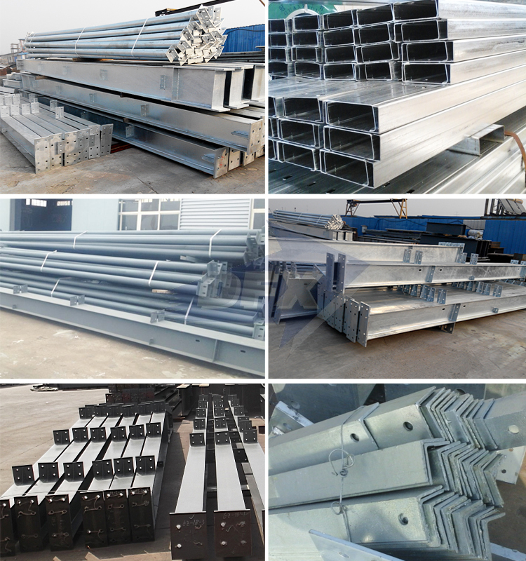 Low Cost Shandong Factory Hot Dip Galvanizing Steel Structure Prefabricated Warehouse Workshop Building
