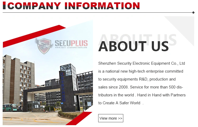 Secuplus small parcel X ray inspection system for hospital, hotel