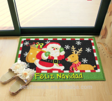 Custom christmas gift floor mate nylon foot mat