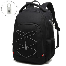 Wholesale Mens Backpack Large Travelling Rucksack School Backpack Bag Custom Logo black traval