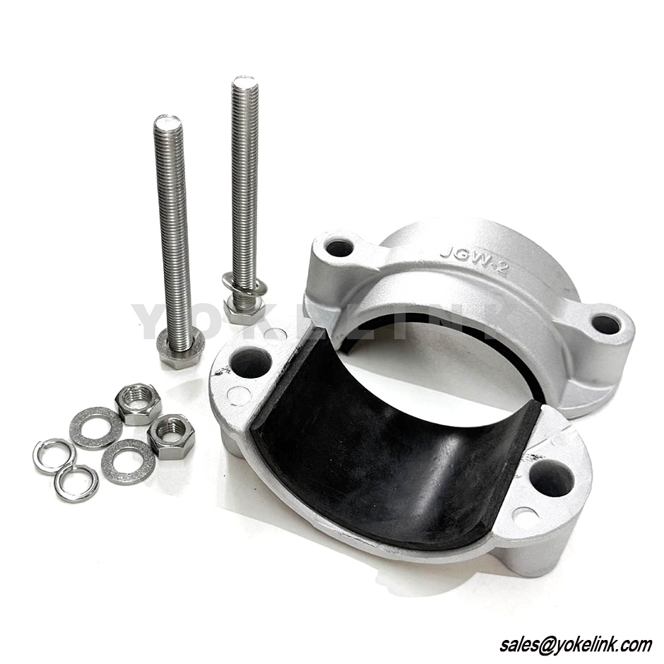 Nagyfeszültségű kábel, gumival bélelt alumínium, egykábeles bilincs