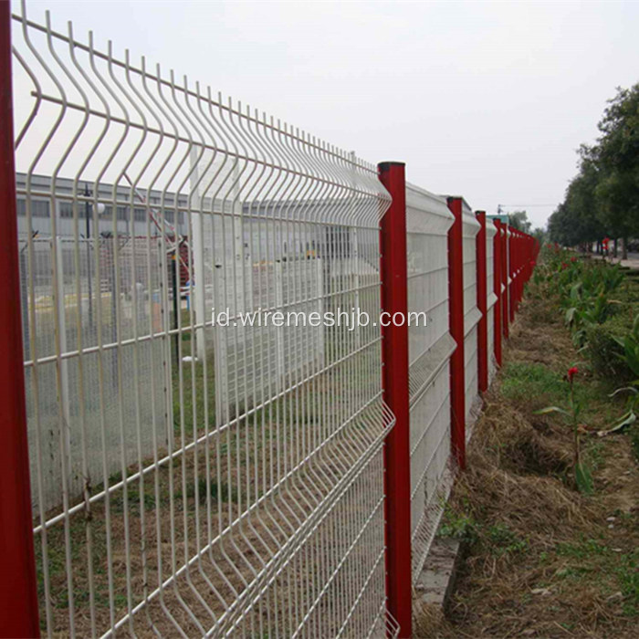 1.8M PVC Dilapisi Dilas Wire Mesh Pagar Netting