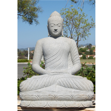 Indian style hand carved granite stone buddha sculptures for outdoor religious decoration