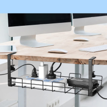 Under Desk Cable Tray Organizer - Mesh Wire Desk Organizer