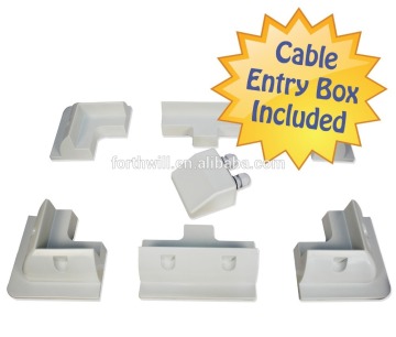 ABS UV Resistant Solar Panel Corner Mount