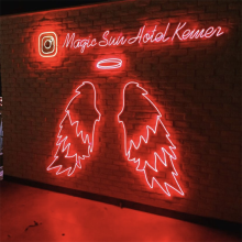 Custom RGB Decorative Lighting Letters: Acrylic LED Neon Signs for Weddings and Parties