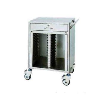 Stainless steel 40 lattice medical records folder