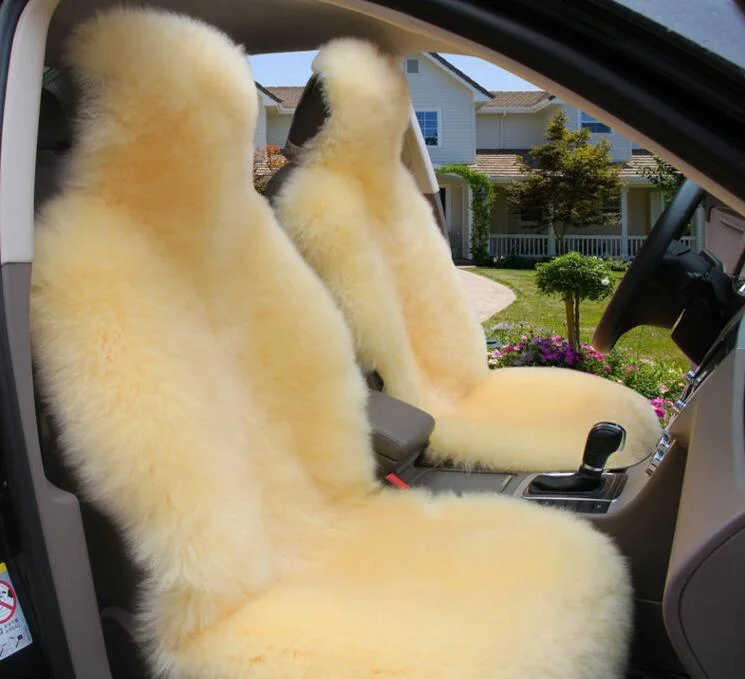 Promotional High Quality Sheepskin Car Seat Cover