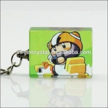 Crystal cute keychains for promotional gifts