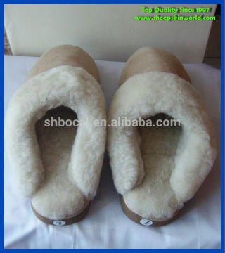 sheepskin indoor slippers