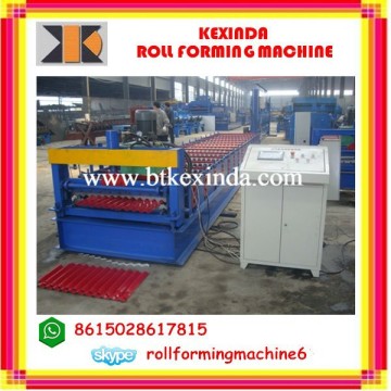 barrel corrugated steel sheet machine