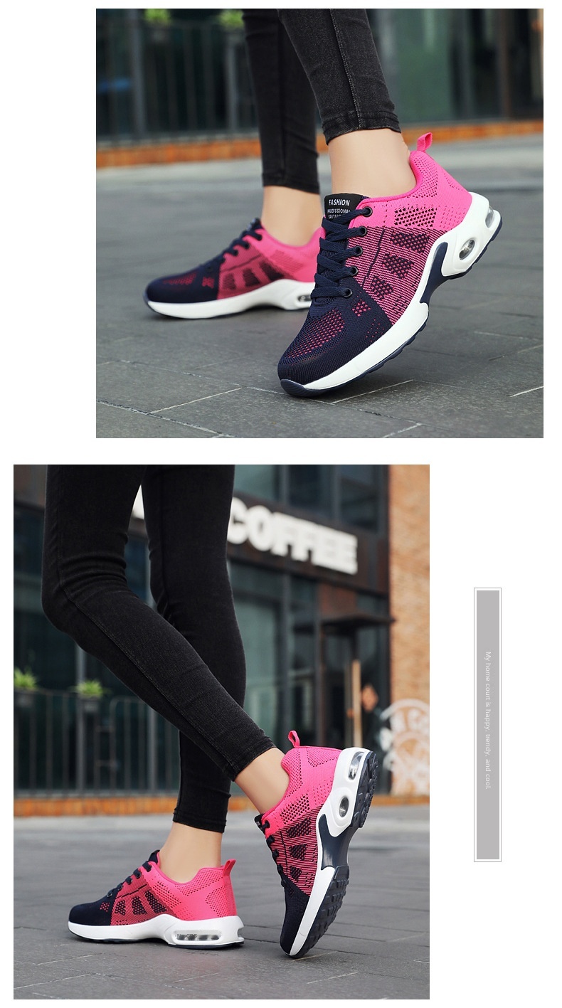 36-41 Breathable Casual Women's Sneakers Walking Sports Cushion Shoes for Women Anti-slip Sport Running Sneakers