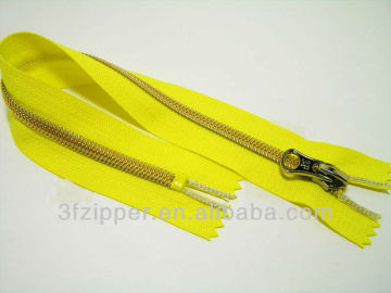 Golden Teeth Nylon Zipper