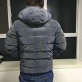 Veste matelassée réfléchissante arc-en-ciel pour hommes sur mesure