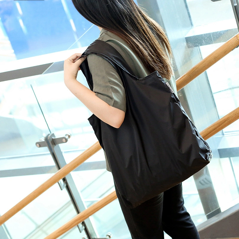 Hot Sale Reusable Foldable Fashion Nylon Shopping Carrier Bag