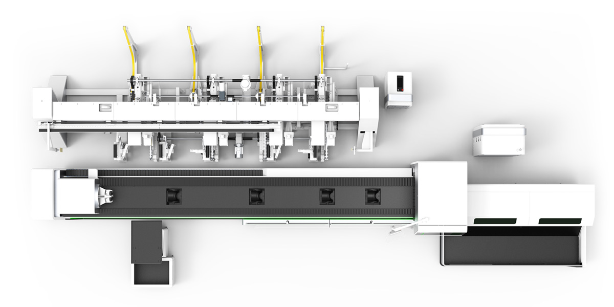 Bodor CNC pipe fiber laser cutting machine stainless steel tube