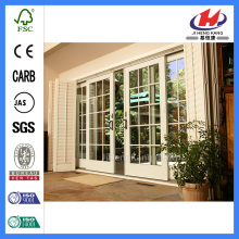 *JHK-White Internal French Doors Interior Single Sliding Bathroom Doors Interior Sliding Glass French Doors