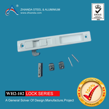 Glass sliding door lock