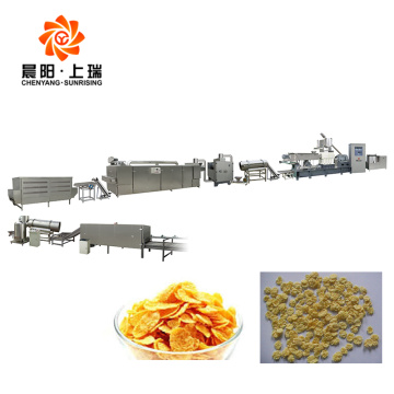 Corn Flakes Chips Snack Extruder Making Machine