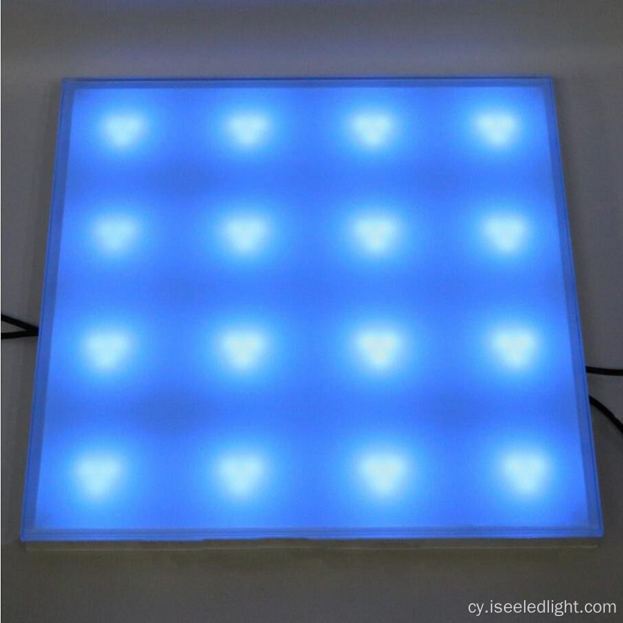 Golau panel LED lliwgar clwb nos ar gyfer nenfwd