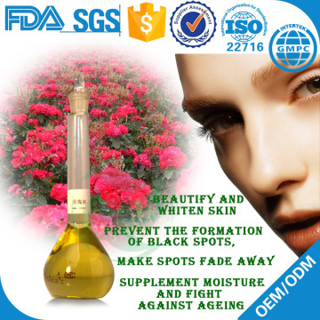 Aceite esencial de aceite de rosa natural puro a granel