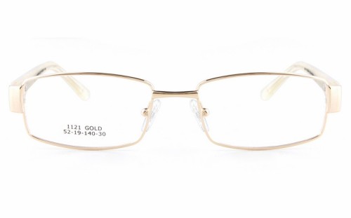 Gold 1121 Full Rim Square Metal-Stainless Steel/ZYL Glasses