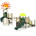 Green Outdoor Playground Equipment For Children