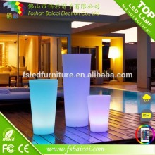 DIY Logo LED flower pot/LED illuminated flower vase/LED planter pot