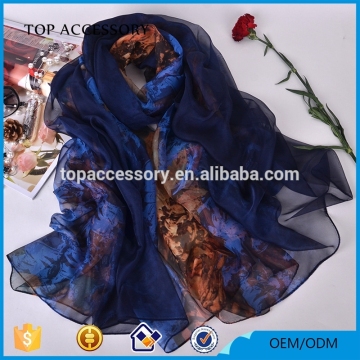 Trendy Chifon Printing Scarf Oblong Scarf