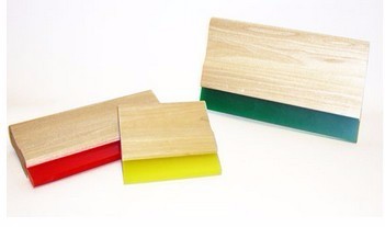 Screen printing squeegee rubber, squeegee blade