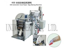 Food Paper Bag Making Machine