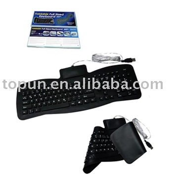 Flexible keyboard TP-2003, silicon keyboard