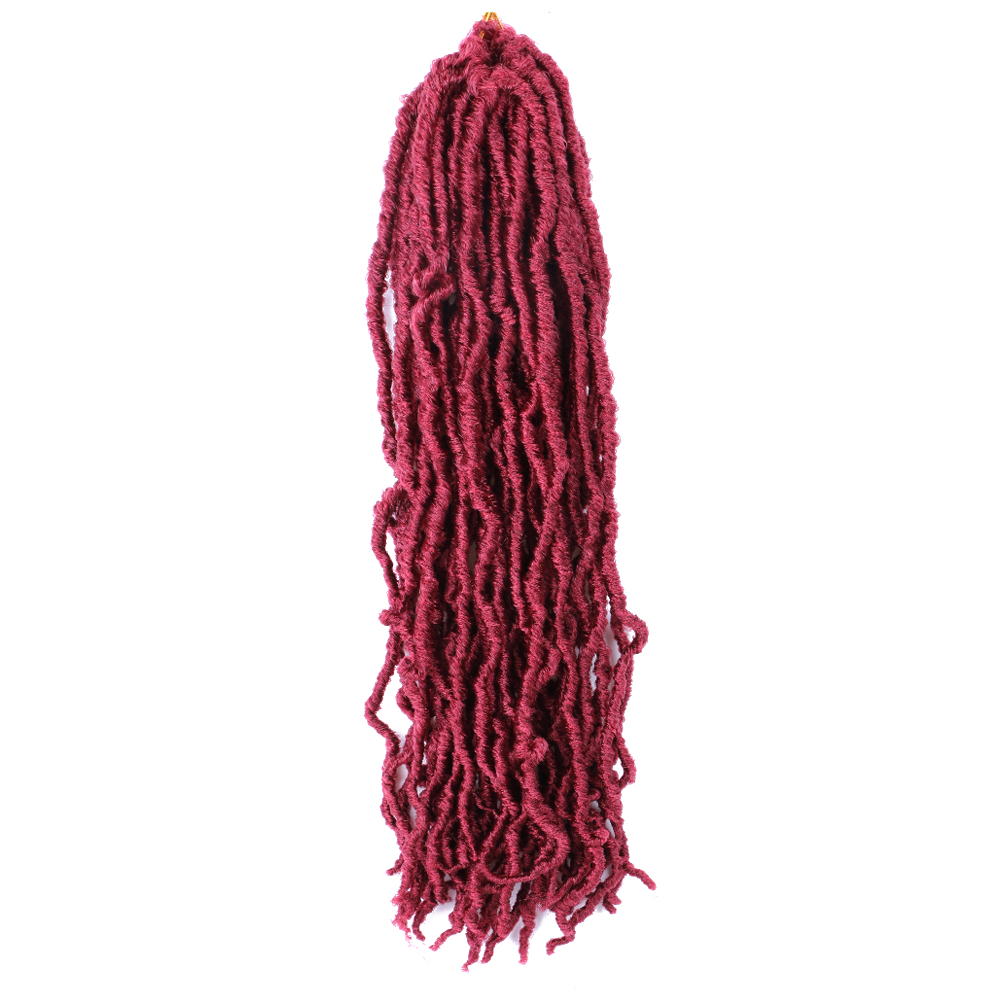 Wholesale  REINE 14" 36" 18 Inch Crochet Ombre 24 Inches  Locs Hair Faux Locs Synthetic Hair Extension Crochet Braiding Hair