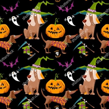 Tissu de jupe 100% polyester imprimé en organza Halloween